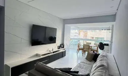 Apartamento com 3 dormitórios à venda, 117 m² por r$ 850.000,00 - aviação - praia grande/sp