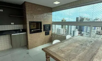 Cobertura com 3 dormitórios à venda, 190 m² por R$ 1.870.000 - Vila Guilhermina - Praia Grande/SP