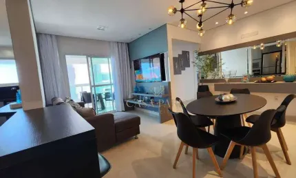 Apartamento com 2 dormitórios à venda, 83 m² por r$ 980.000,00 - maracanã - praia grande/sp