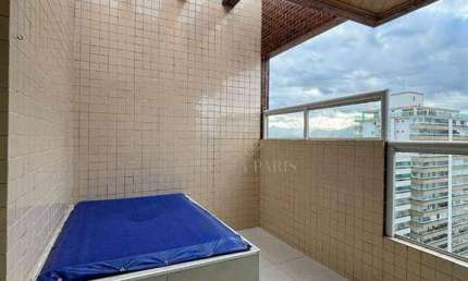 Cobertura com 2 dormitórios à venda, 126 m² por R$ 640.000,00 - Vila Guilhermina - Praia Grande/SP