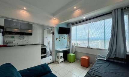 Apartamento com 1 dormitório à venda, 38 m² por R$ 235.000,00 - Tupi - Praia Grande/SP