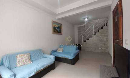 Sobrado com 3 dormitórios à venda, 80 m² por R$ 670.000 - Vila Guilhermina - Praia Grande/SP