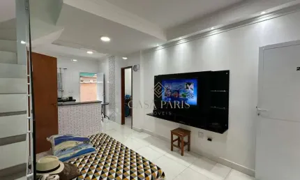 Casa com 2 dormitórios à venda, 63 m² por R$ 297.000,00 - Caiçara - Praia Grande/SP