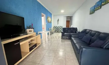 Apartamento à venda, 90 m² por r$ 480.000,00 - vila guilhermina - praia grande/sp