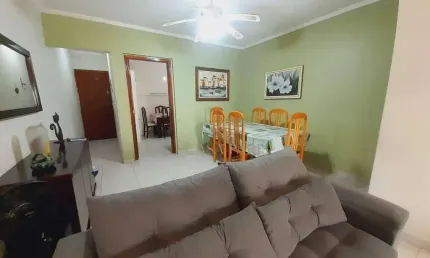 Apartamento com 2 dormitórios à venda, 90 m² por R$ 442.000 - Vila Guilhermina - Praia Grande/SP