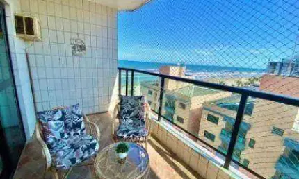 Apartamento com 2 dormitórios à venda, 73 m² por R$ 477.000,00 - Jardim Imperador - Praia Grande/SP