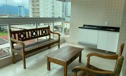 Apartamento com 2 dormitórios à venda, 81 m² por R$ 600.000,00 - Caiçara - Praia Grande/SP