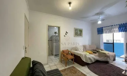 Apartamento com 1 dormitório à venda, 53 m² por R$ 250.000 - Aviação - Praia Grande/SP