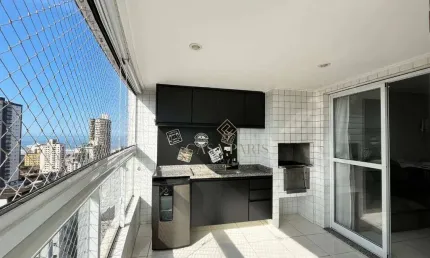 Apartamento com 2 dormitórios à venda, 102 m² por r$ 625.000,00 - tupi - praia grande/sp