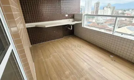Apartamento à venda, 91 m² por R$ 590.000,00 - Tupi - Praia Grande/SP