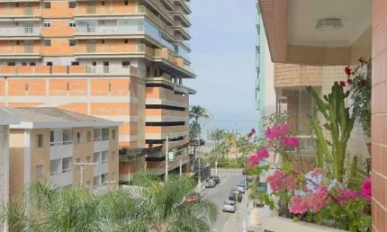 Apartamento mobiliado 3 dormitórios à venda, 112 m² por r$ 1.200.000 - canto do forte - praia grande/sp