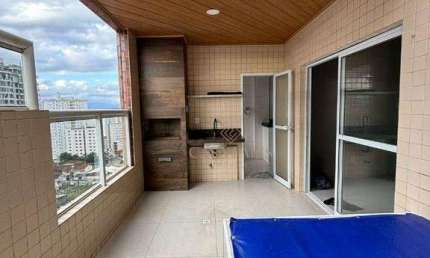 Cobertura com 3 dormitórios à venda, 136 m² por R$ 800.000 - Vila Guilhermina - Praia Grande/SP