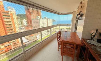 Apartamento com 2 dormitórios à venda, 92 m² por R$ 1.012.000,00 - Canto do Forte - Praia Grande/SP