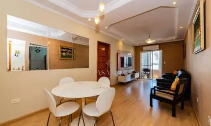 Apartamento com 3 dormitórios à venda, 95 m² por R$ 720.000,00 - Canto do Forte - Praia Grande/SP