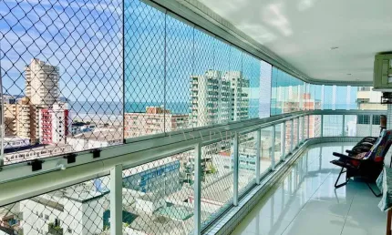 Apartamento com 3 dormitórios à venda, 162 m² por r$ 855.000 - tupi - praia grande/sp
