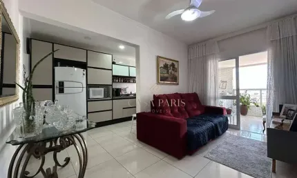 Apartamento com 1 dormitório à venda, 57 m² por R$ 370.000,00 - Vila Guilhermina - Praia Grande/SP