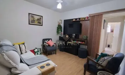 Apartamento com 1 dormitório à venda, 60 m² por r$ 290.000 - canto do forte - praia grande/sp