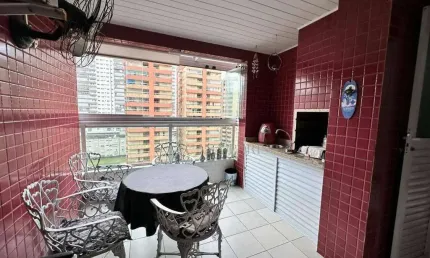 Apartamento com 3 dormitórios à venda, 100 m² por r$ 1.060.000,00 - canto do forte - praia grande/sp