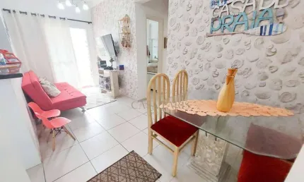 Apartamento com 2 dormitórios à venda, 60 m² por r$ 460.000,00 - canto do forte - praia grande/sp