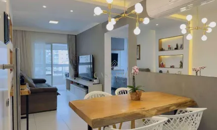 Maravilhoso apartamento de 2 dormitórios à venda, 69 m² por R$ 630.000 - Canto do Forte - Praia Grande/SP