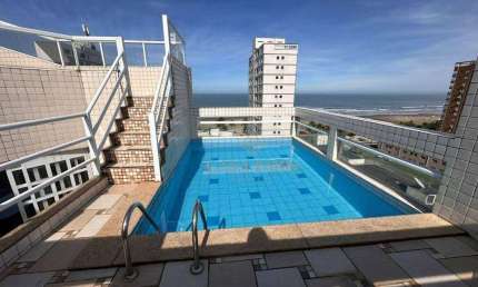 Cobertura com 3 dormitórios à venda, 315 m² por R$ 1.200.000,00 - Canto do Forte - Praia Grande/SP