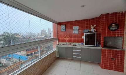 Apartamento com 2 dormitórios à venda, 84 m² por R$ 550.000,00 - Ocian - Praia Grande/SP