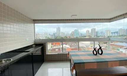 Apartamento com 2 dormitórios à venda, 70 m² por R$ 600.000,00 - Canto do Forte - Praia Grande/SP