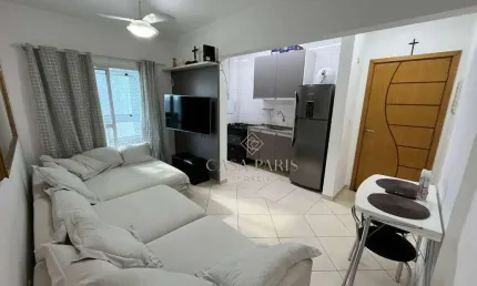 Apartamento com 2 dormitórios à venda, 55 m² por R$ 420.000 - Vila Guilhermina - Praia Grande/SP
