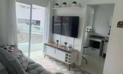 Apartamento com 1 dormitório à venda, 40 m² por R$ 360.000,00 - Vila Guilhermina - Praia Grande/SP