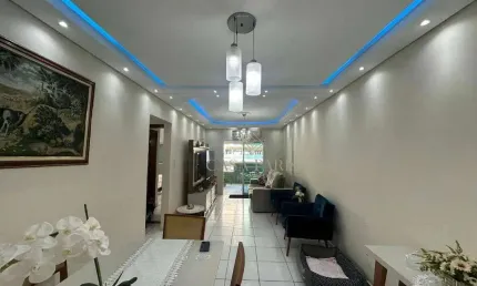 Apartamento com 2 dormitórios à venda, 100 m² por R$ 640.000,00 - Canto do Forte - Praia Grande/SP