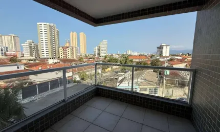 Apartamento com 2 dormitórios à venda, 56 m² por R$ 379.000,00 - Mirim - Praia Grande/SP