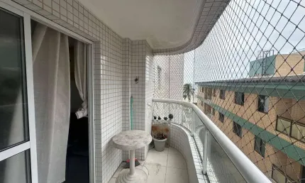 Apartamento com vista do mar de 1 quarto à venda, 50 m² na praia grande/sp.