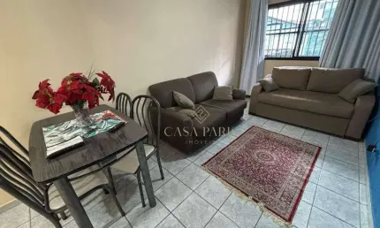 Apartamento com quintal de 1 dormitório à venda no bairro vila guilhermina - praia grande/sp