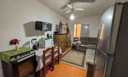 Kitnet com 1 dormitório à venda, 37 m² por r$ 230.000,00 - boqueirão - praia grande/sp