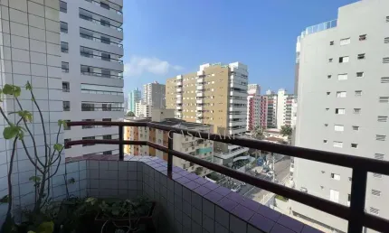 Apartamento com 2 dormitórios à venda, 80 m² por r$ 460.000 - canto do forte - praia grande/sp
