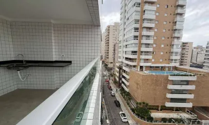 Apartamento com 2 dormitórios à venda, 77 m² por R$ 445.000,00 - Aviação - Praia Grande/SP