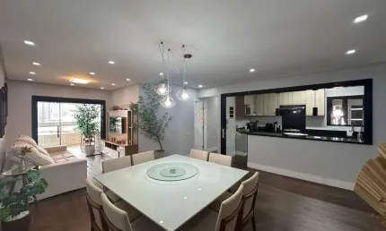 Apartamento com 4 dormitórios à venda, 156 m² por r$ 1.800.000,00 - vila guilhermina - praia grande/sp
