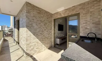 Apartamento com 2 dormitórios à venda, 74 m² por R$ 620.000,00 - Canto do Forte - Praia Grande/SP