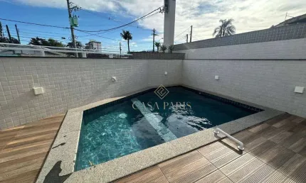 Apartamento com 2 dormitórios à venda, 56 m² por r$ 413.500 - mirim - praia grande/sp