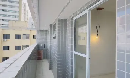 Apartamento com 1 dormitório à venda, 44 m² por r$ 345.000,00 - canto do forte - praia grande/sp