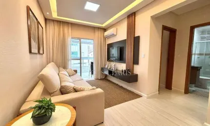 Apartamento com 2 dormitórios à venda, 82 m² por r$ 585.000,00 - aviação - praia grande/sp