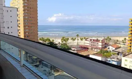 Apartamento com 1 dormitório à venda, 42 m² por r$ 345.000,00 - ocian - praia grande/sp