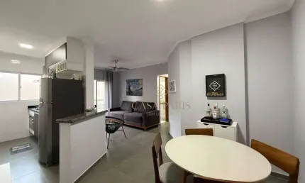 Apartamento com 1 dormitório à venda, 50 m² por r$ 325.000,00 - tupi - praia grande/sp