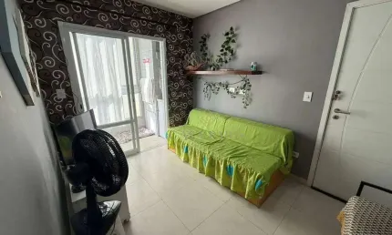 Apartamento com 1 dormitório à venda, 41 m² por r$ 440.000,00 - boqueirão - praia grande/sp
