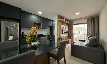 Apartamento com 2 dormitórios à venda, 70 m² por r$ 610.000,00 - canto do forte - praia grande/sp