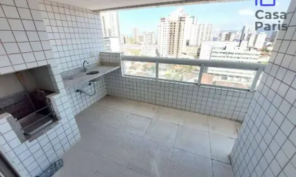 Apartamento de 2 quartos com churrasqueira na sacada à venda na Aviação, perto da praia!!!