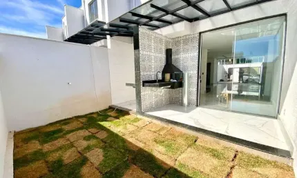Casa geminada à venda, 3 quartos, 1 suíte, 2 vagas, Santa Branca - Belo Horizonte/MG