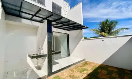 Casa geminada à venda, 3 quartos, 1 suíte, 4 vagas, Santa Branca - Belo Horizonte/MG