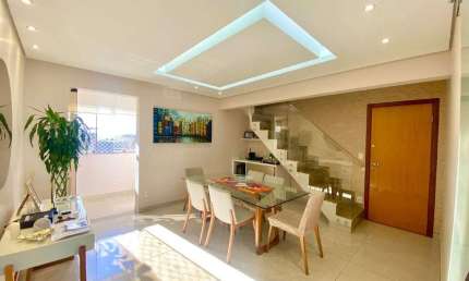 Cobertura à venda, 3 quartos, 1 suíte, 2 vagas, Castelo - Belo Horizonte/MG
