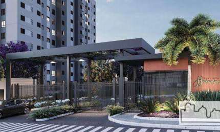 Apartamento com 2 dormitórios para alugar, 50 m² por R$ 1.343,25/mês - Villlagio Harmonia - Araraquara/SP